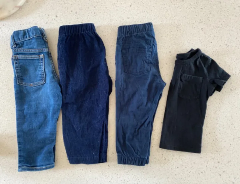 3 pants & T-shirt Set (18-24m) , Kids 24 Month (18-24M)