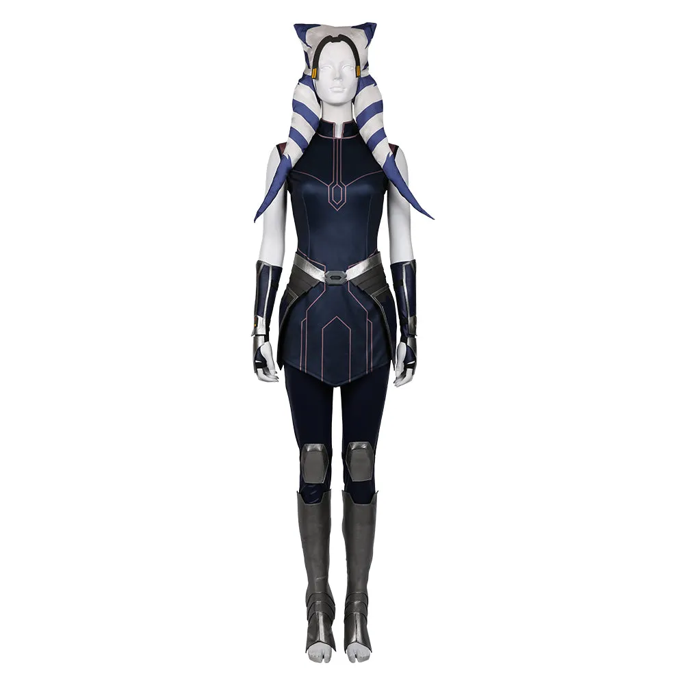 Ahsoka Tano Halloween Carnival Suit Cosplay Costume Dress Outfits