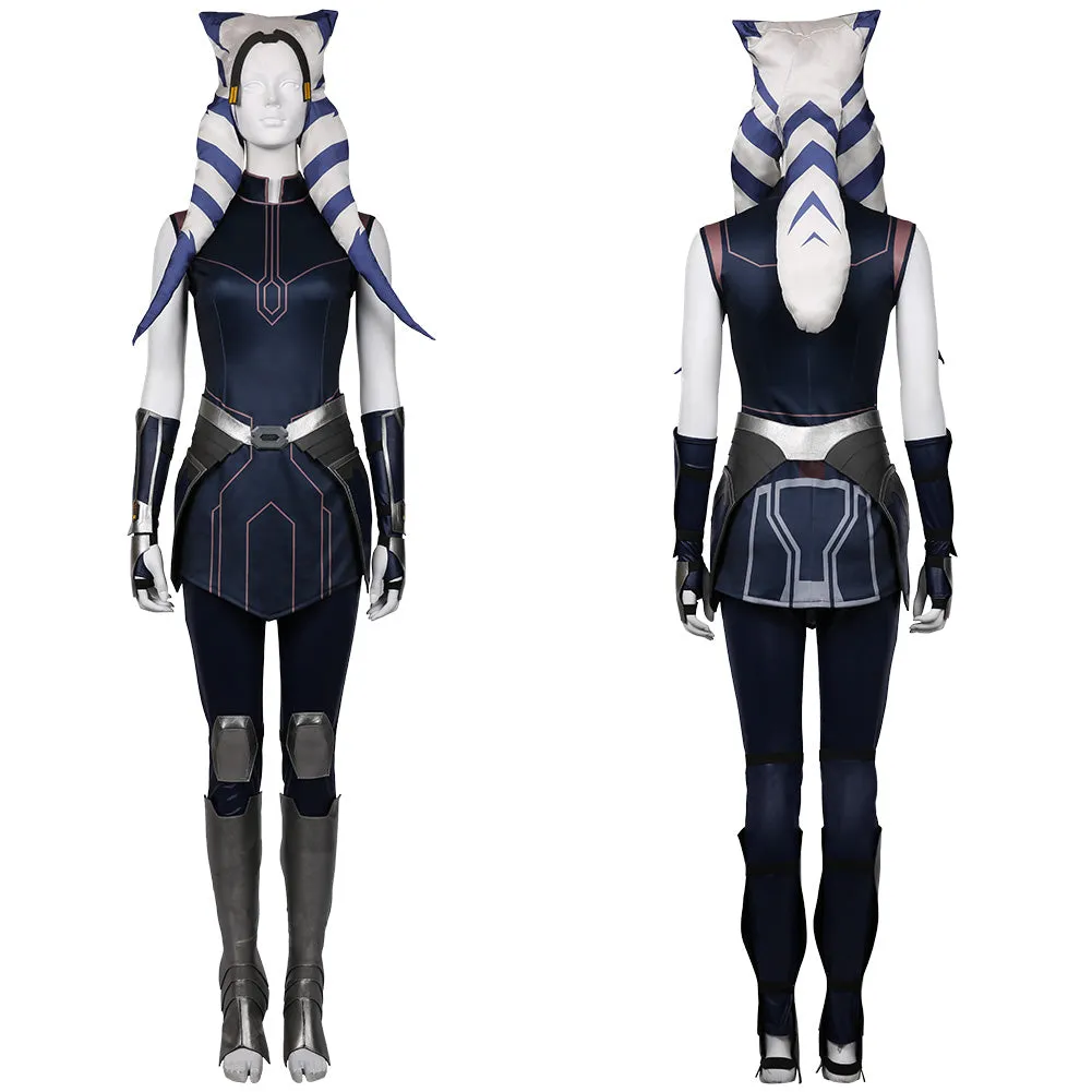 Ahsoka Tano Halloween Carnival Suit Cosplay Costume Dress Outfits