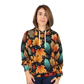 Aop Unisex Pullover Hoodie Colorful Fall Foliage
