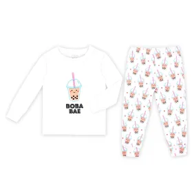 Bamboo Blend Two Piece Pajama Set - Boba