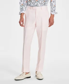 Bar Iii Mens Slim fit Dress Pants 32 / 30 Pink Solid