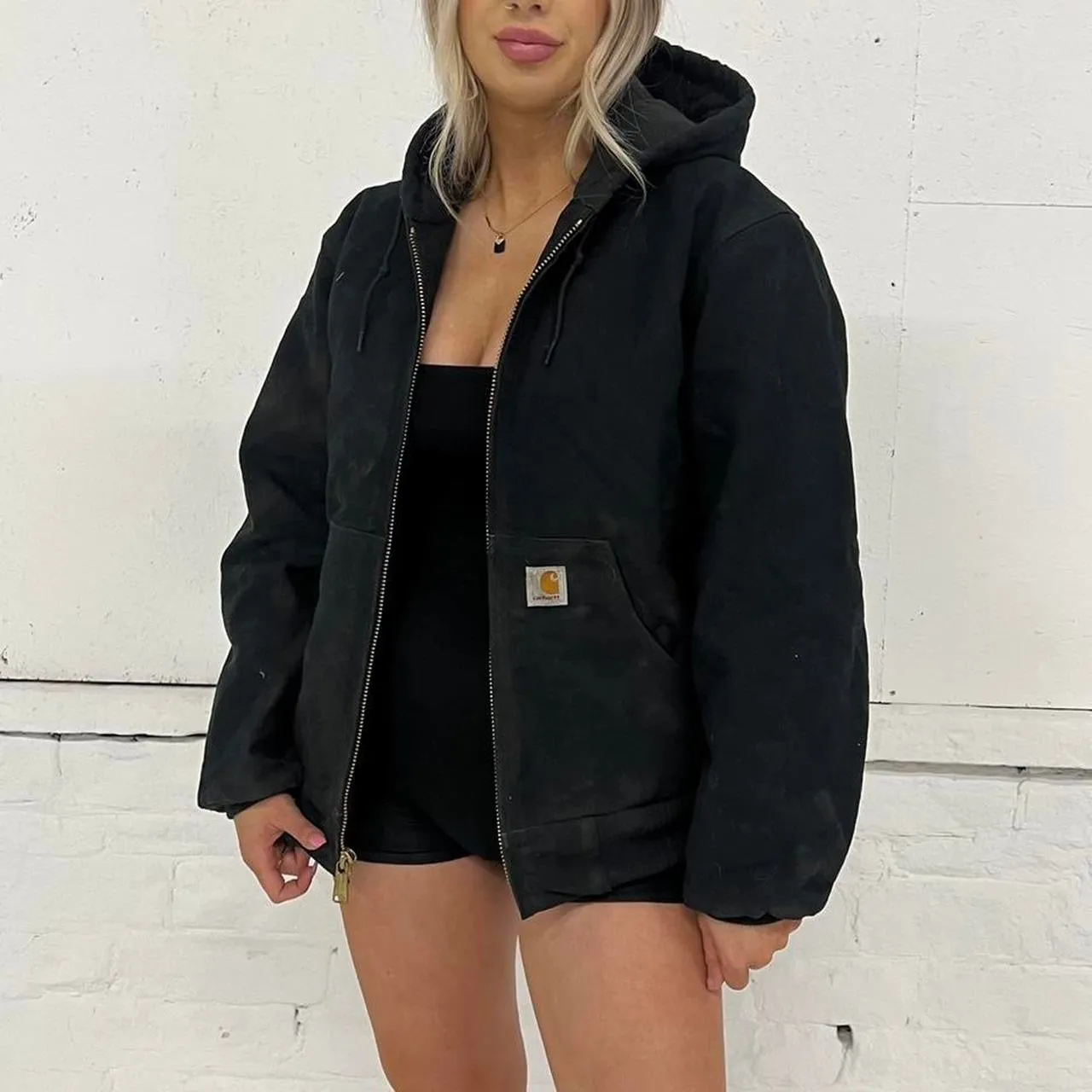 Black Carhartt Jacket - S