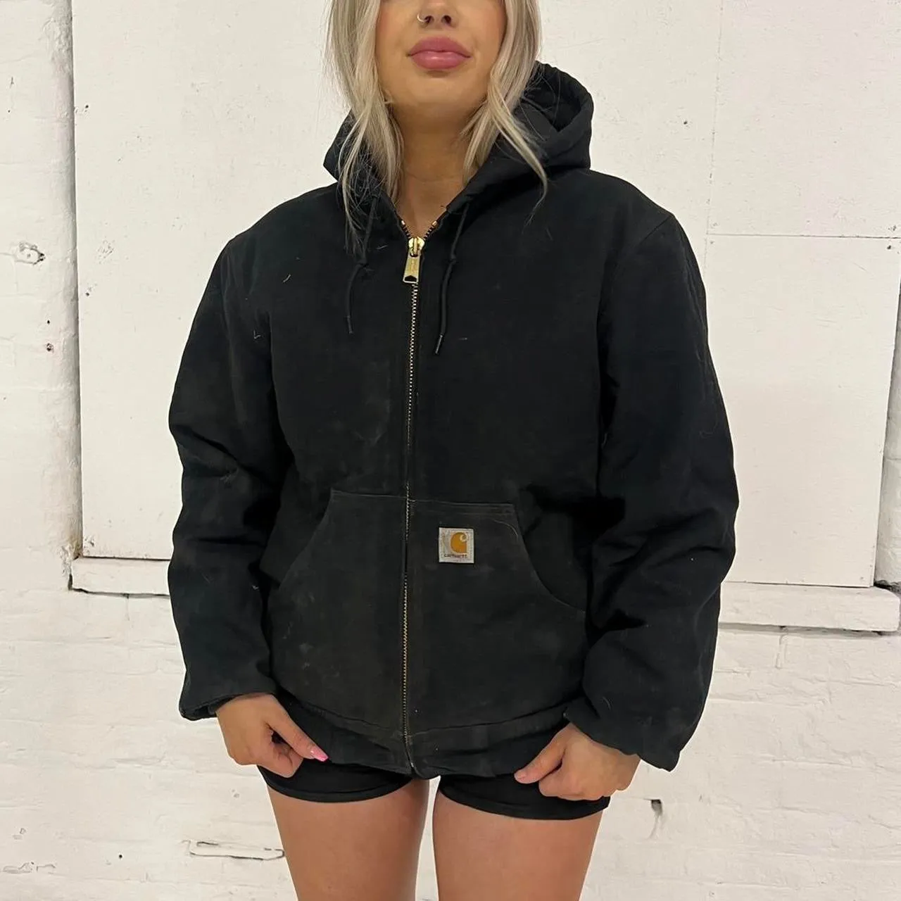Black Carhartt Jacket - S