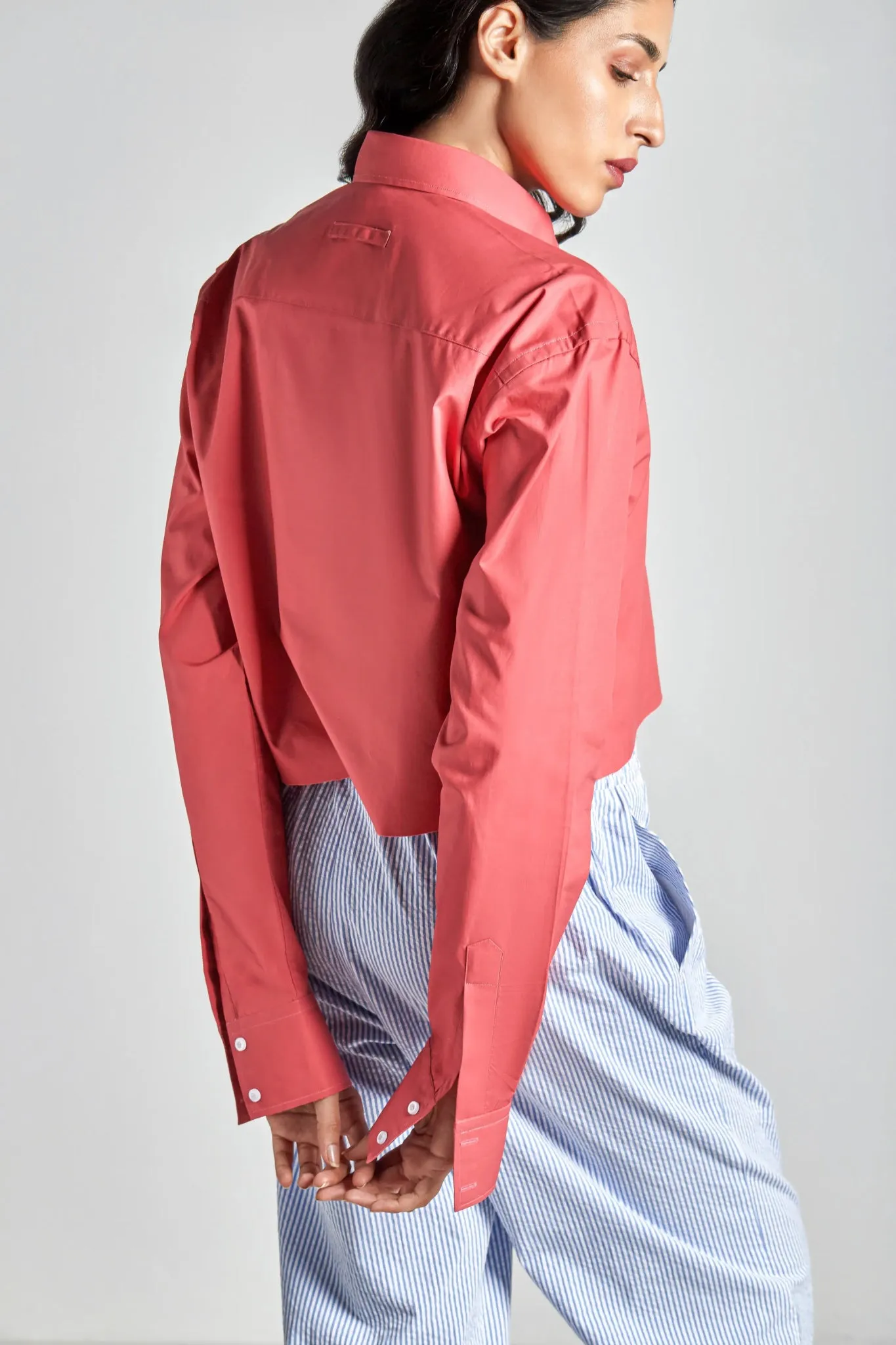 Blush Cut it Off Shirt