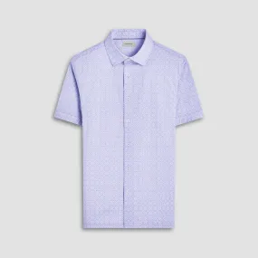 Bugatchi - Miles Short Sleeve Modern Fit Shirt - OOOHCotton Tech - 8 way Stretch - GF9072F41