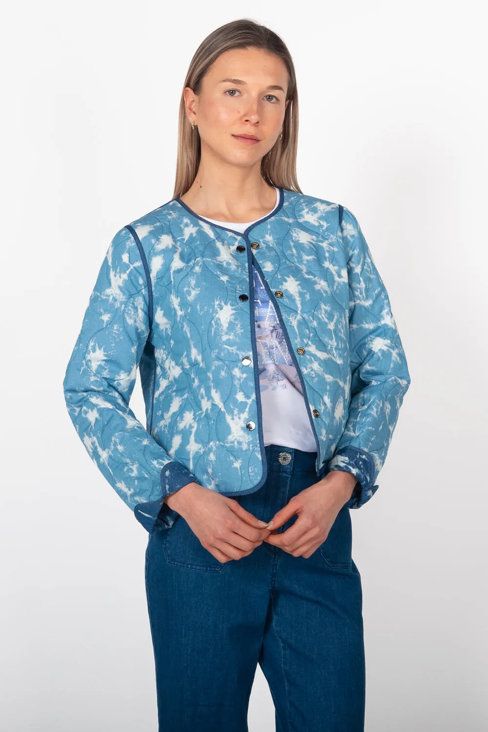 BYLYSE Reversible Print Quilted Jacket