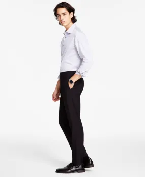 Calvin Klein Men's Slim Fit Performance Dress Pants Wine Red 38 x 29