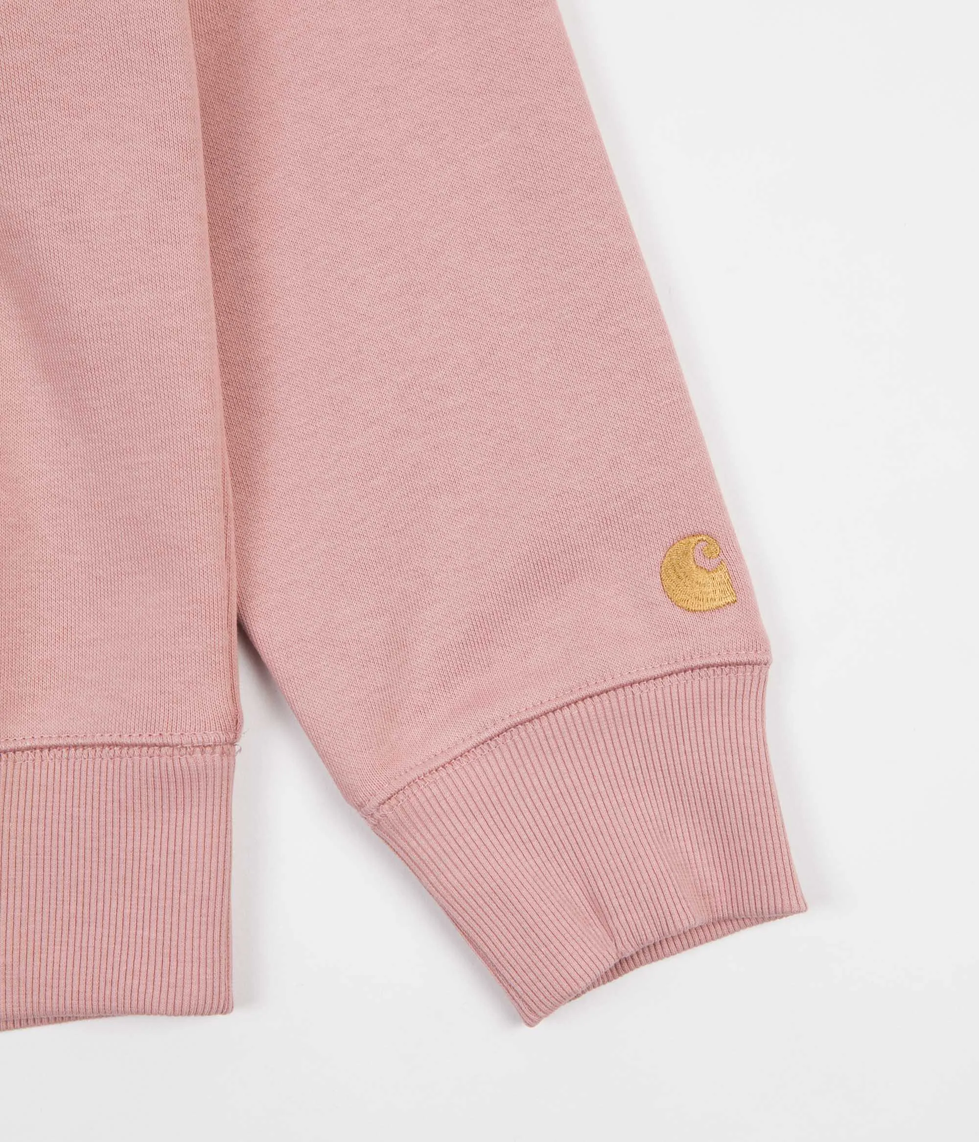 Carhartt Chase Hoodie - Soft Rose / Gold