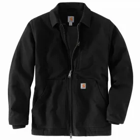 CARHARTT LOOSE FIT WASHED DUCK SHERPA LINED JACKET 104293