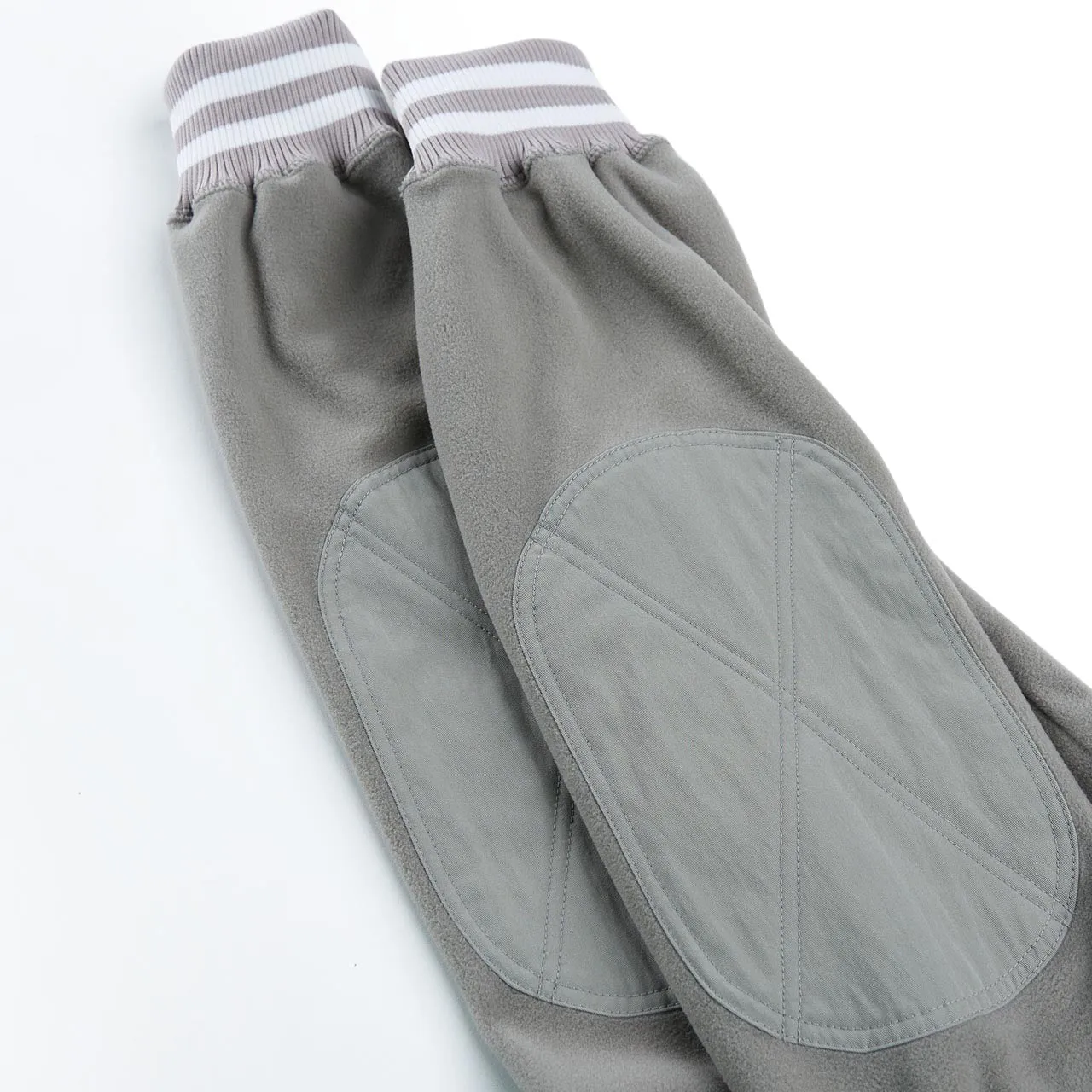 cav empt fleece zip up jacket (beige / white)