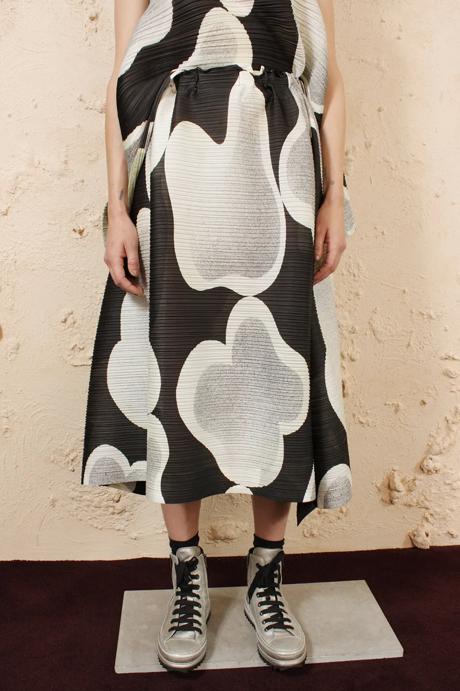Cloud Print Skirt