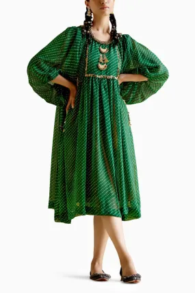 Cronus Green Dress
