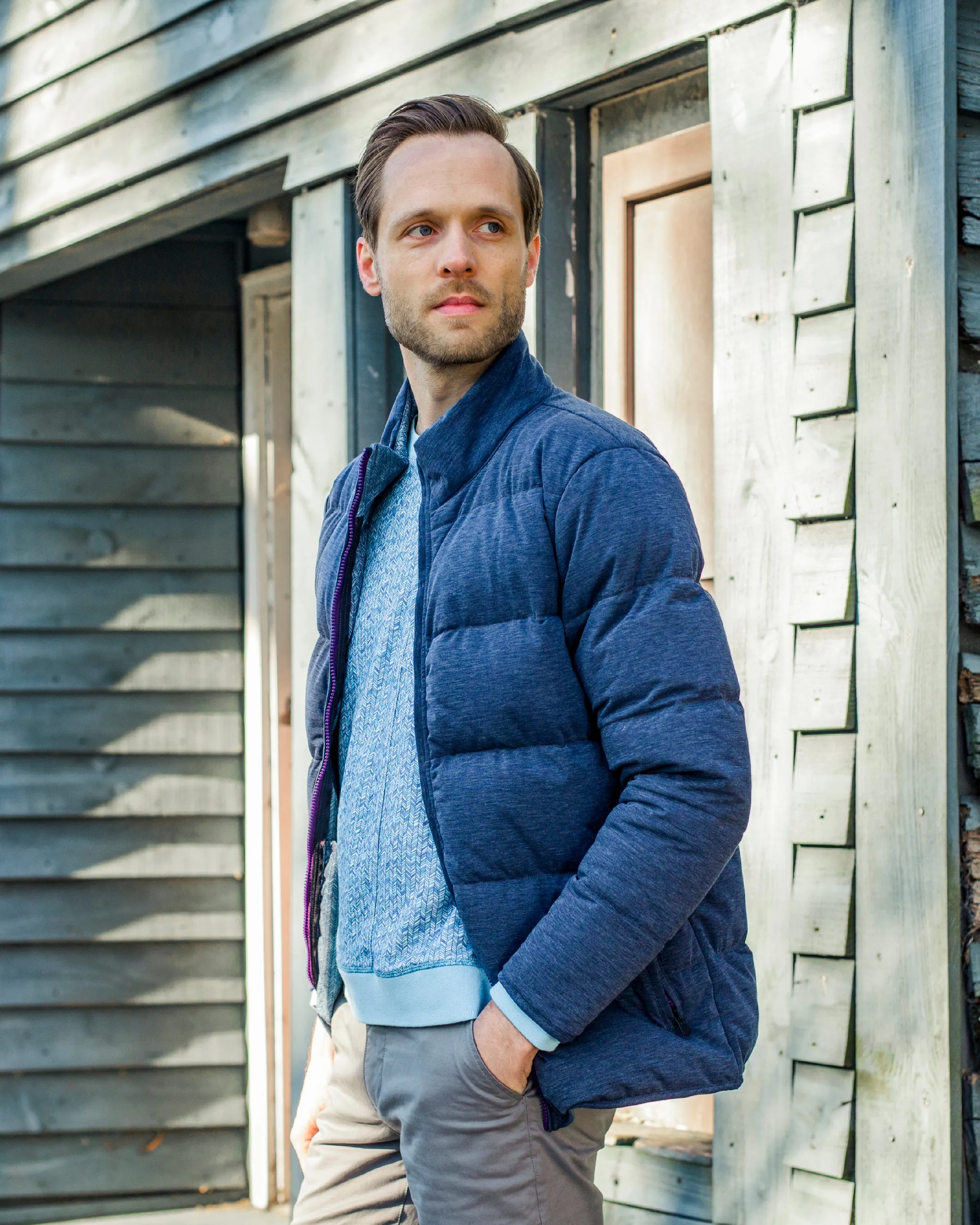 Duvet Techdown Navy Jacket