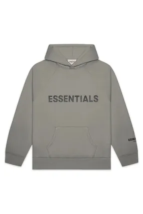 FEAR OF GOD ESSENTIALS Pullover Hoodie Applique Logo Cement