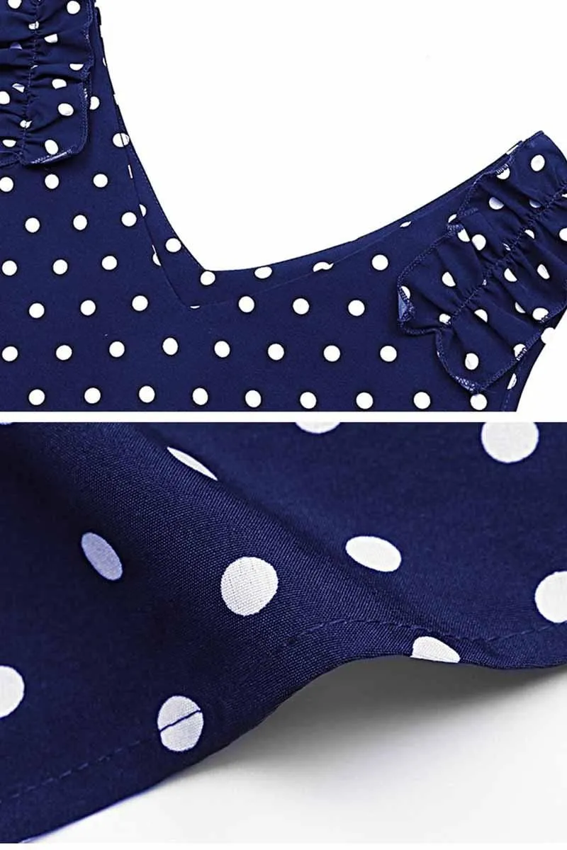 FUNGUS EDGE POLKA DOT DAILY DRESS