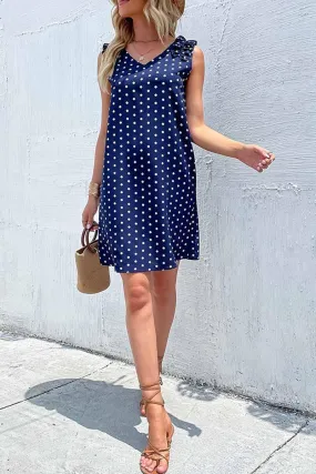 FUNGUS EDGE POLKA DOT DAILY DRESS