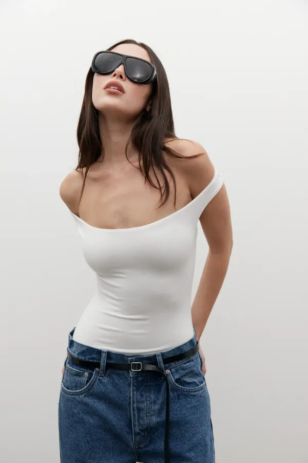 Gigi Bodysuit White