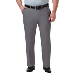 Haggar Mens Classic fit Dress Pants 48 / 30 Grey Solid