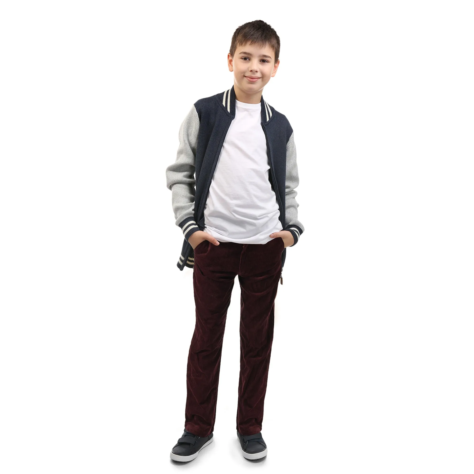 Hunter Green Regular Fit Corduroy Pants