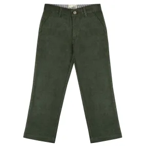 Hunter Green Regular Fit Corduroy Pants
