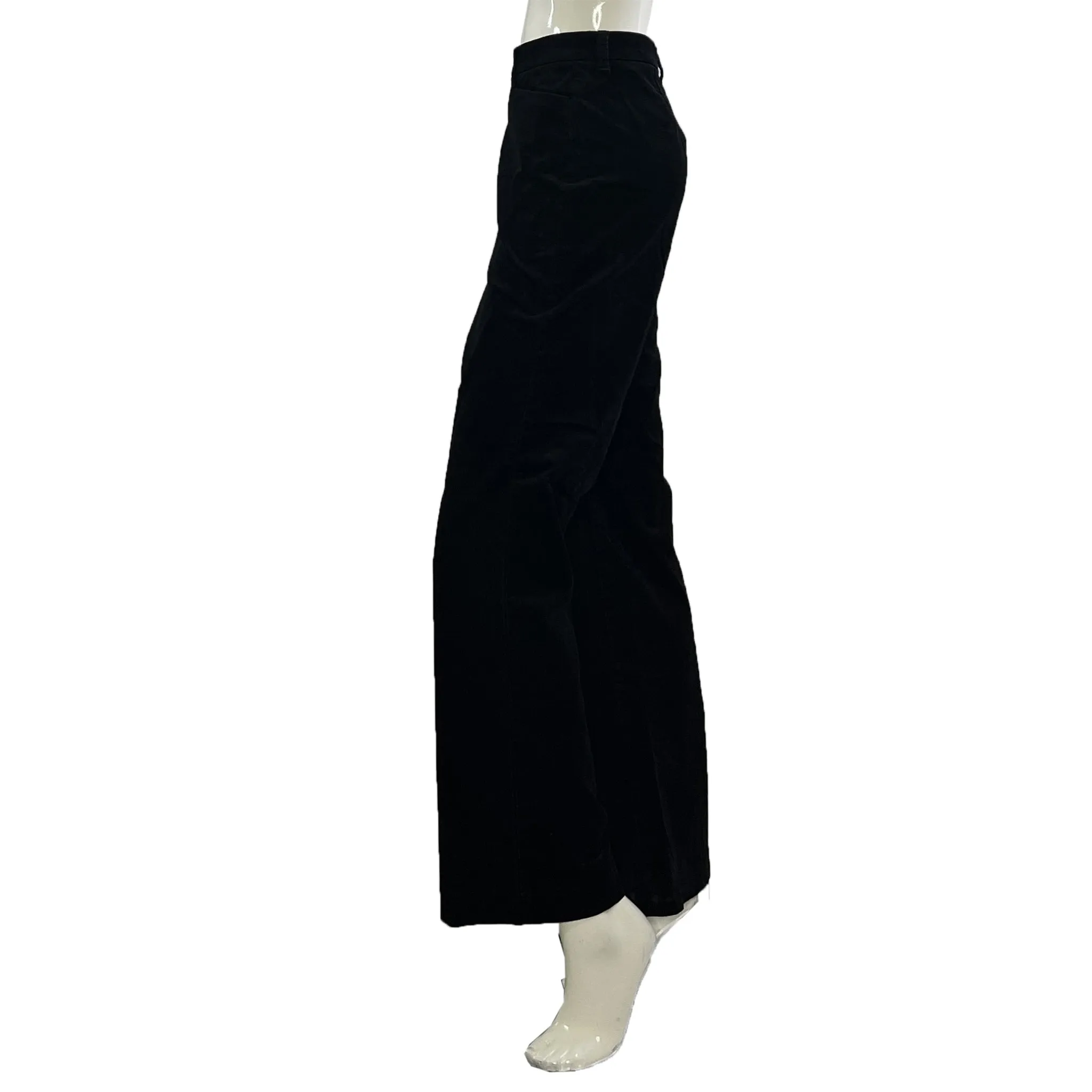 Jones New York Pants Corduroy Flare Black Size 12 SKU 000415