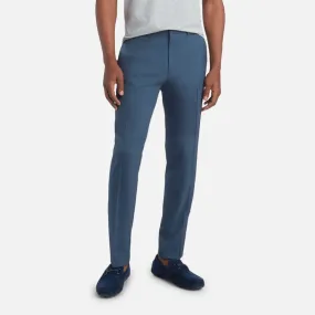 Kenneth Cole Reaction Mens Slim fit Dress Pants 38 / 30 Blue Solid Stretch