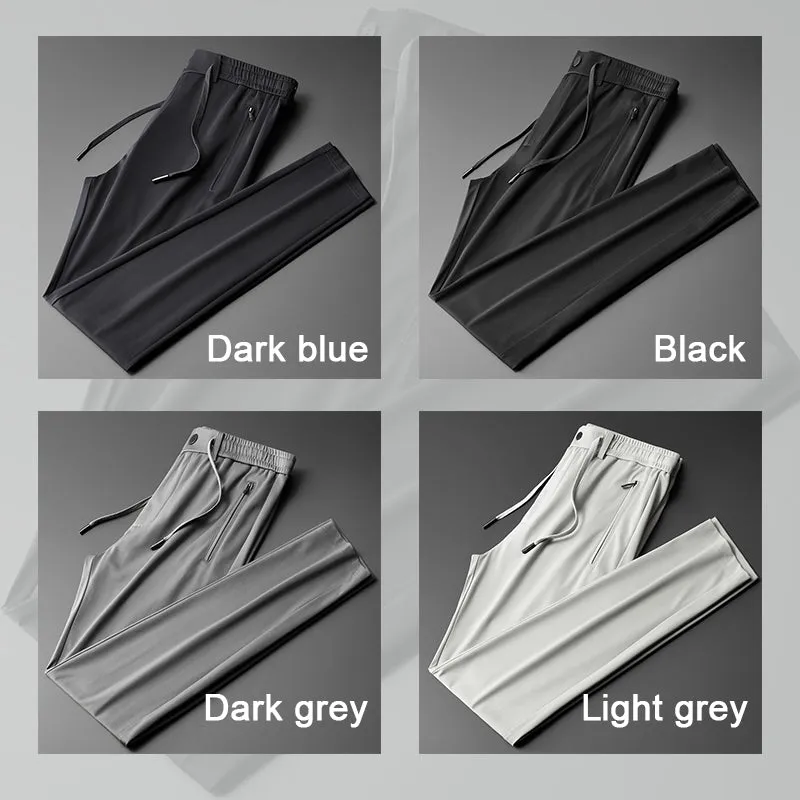 🔥Last day for free shipping👖 Men's Ice Silk Athletic Casual Pants（40%OFF）