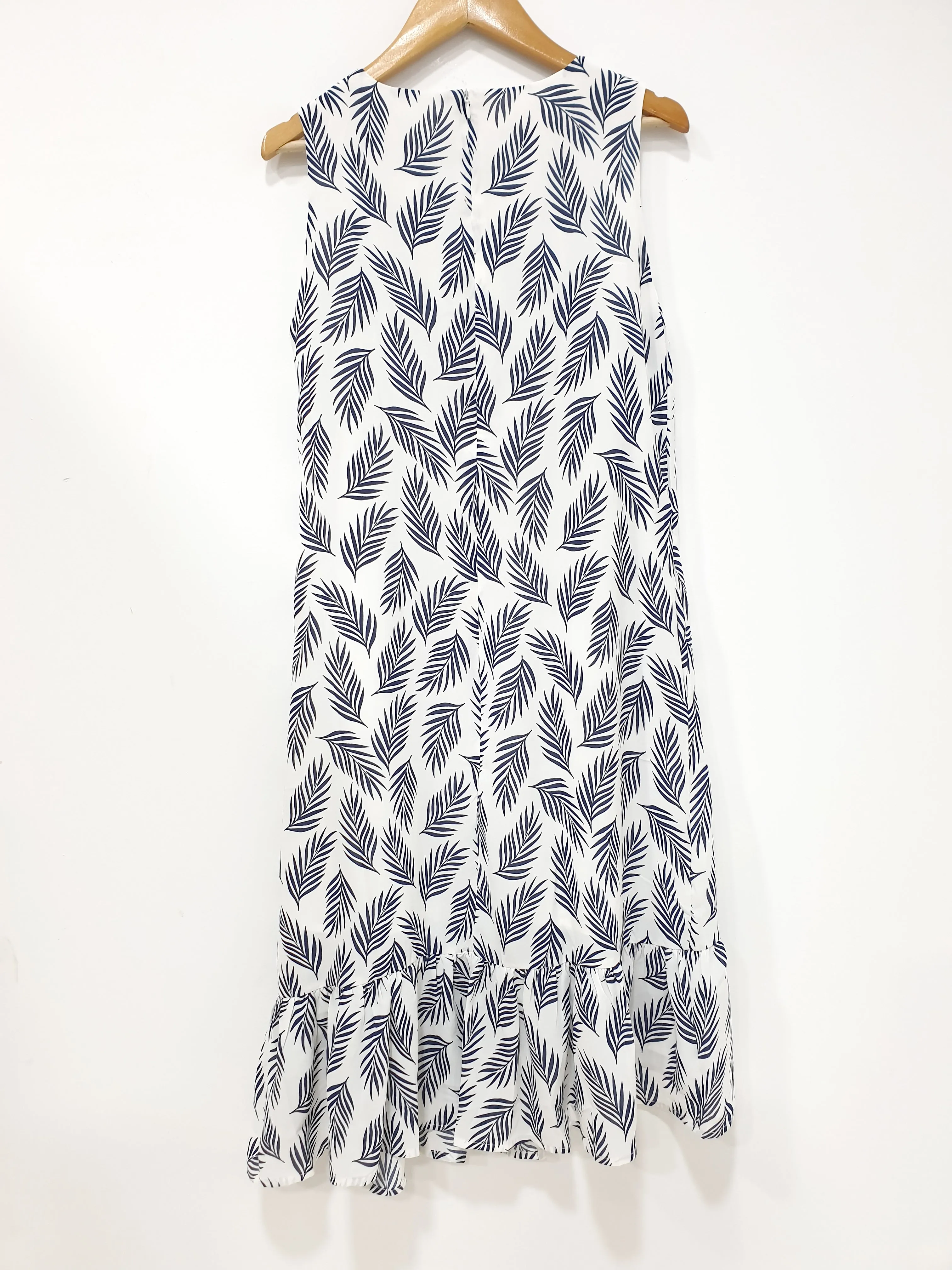 Leafy Hi Low Dress (Non-returnable)