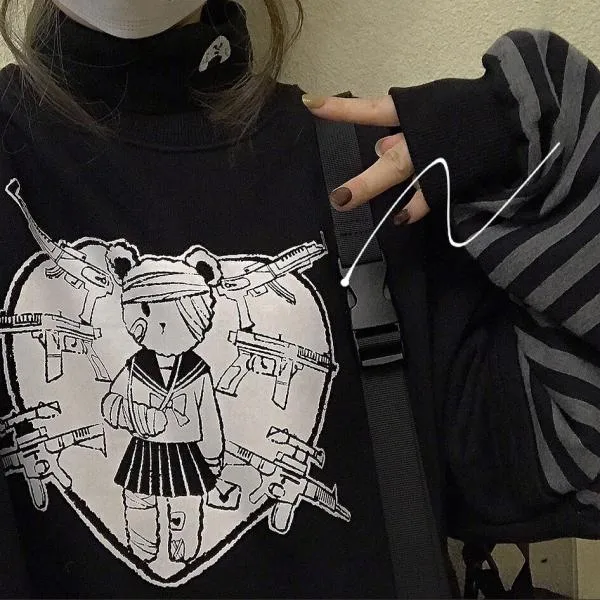 Machine Gun Bear Sweater SD00068