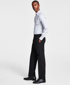 Michael Kors Mens Classic fit Dress Pants 32 / 34 Black Solid