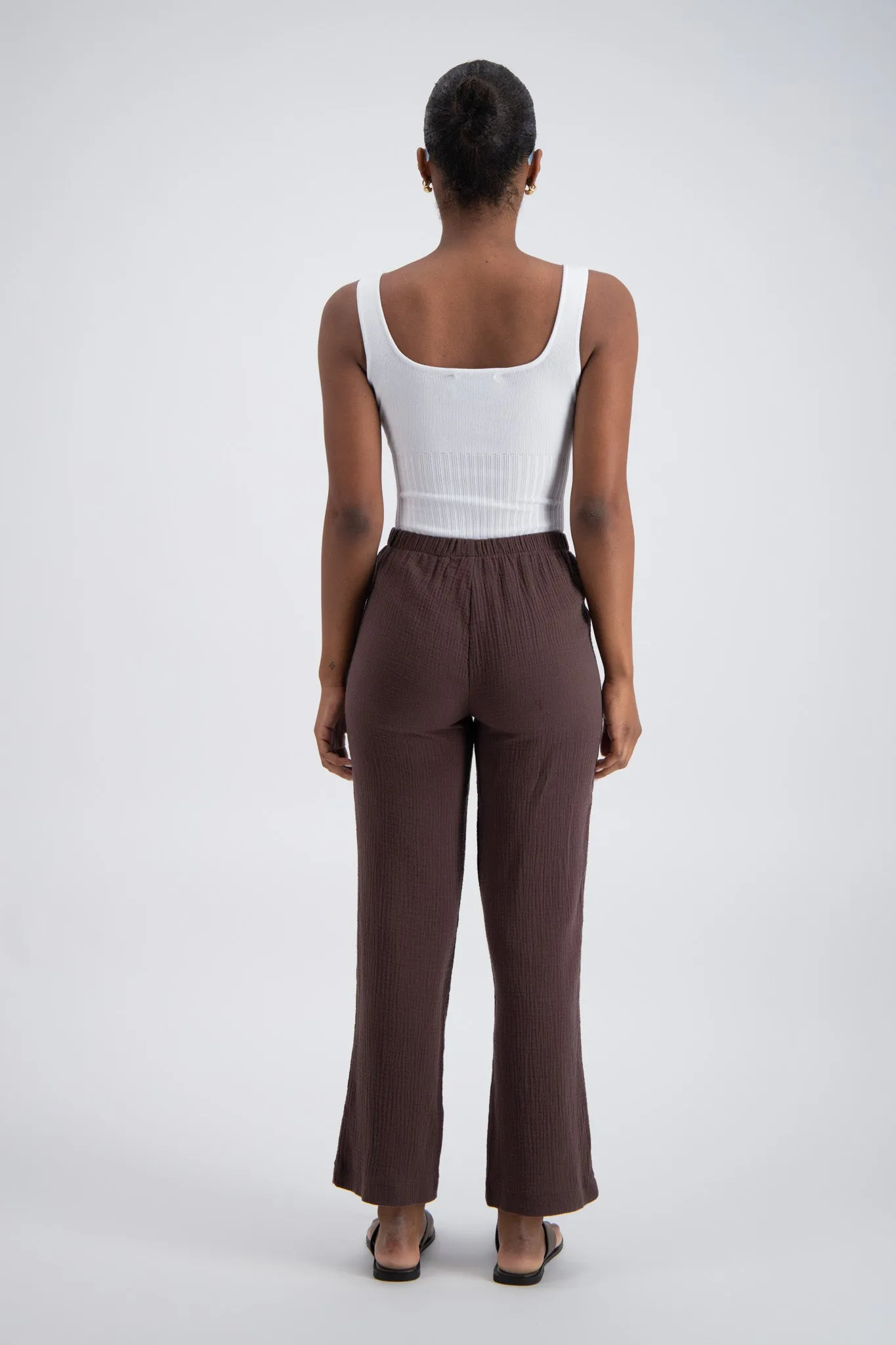 Minori Rib Knit Bodysuit White