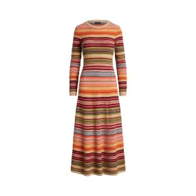 Multi-Stripe Sweater Dress