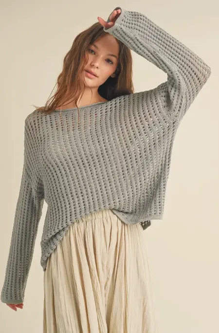 Open-Knit Sweater