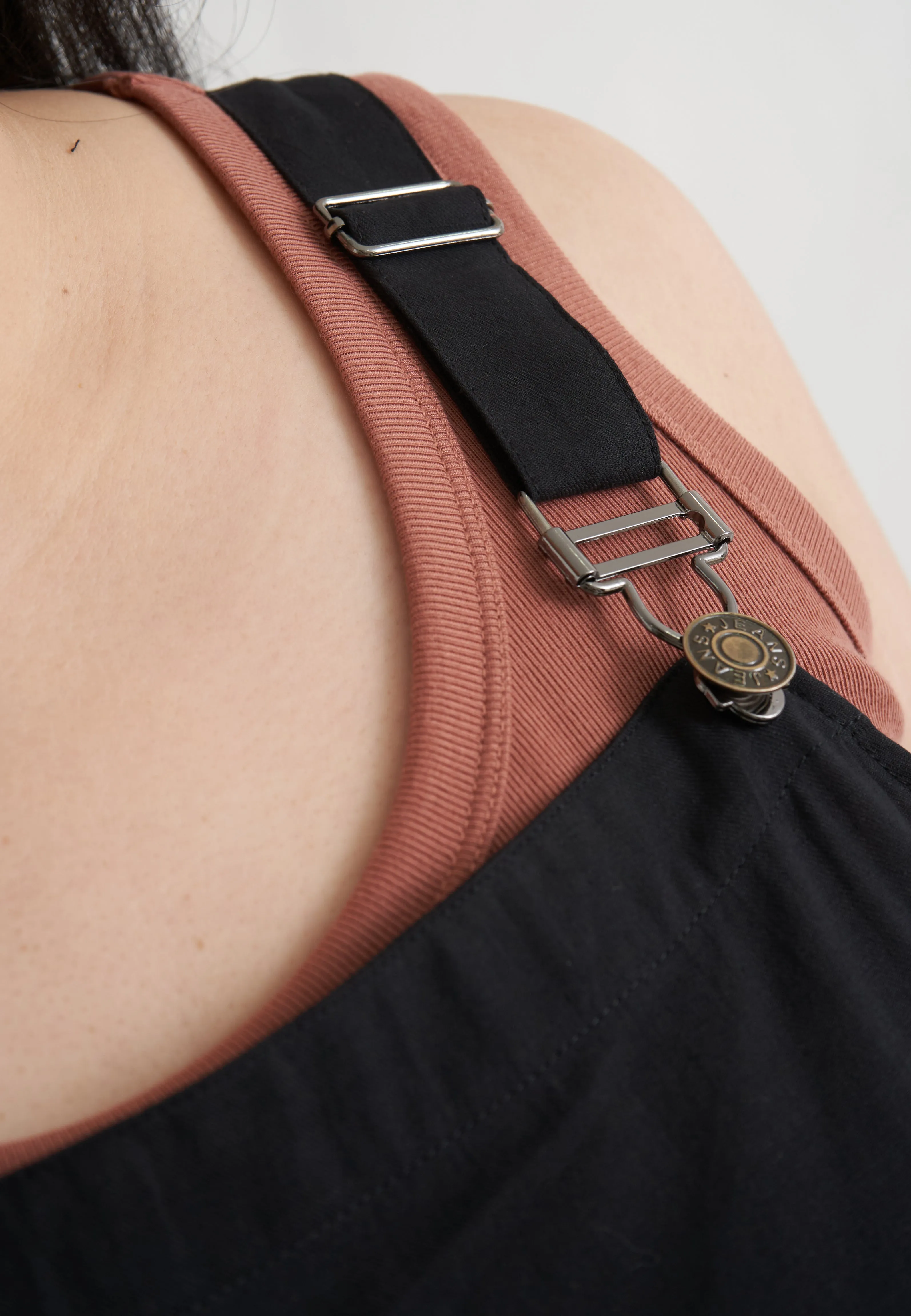 Pandora Adjustable Linen Pinafore Dress
