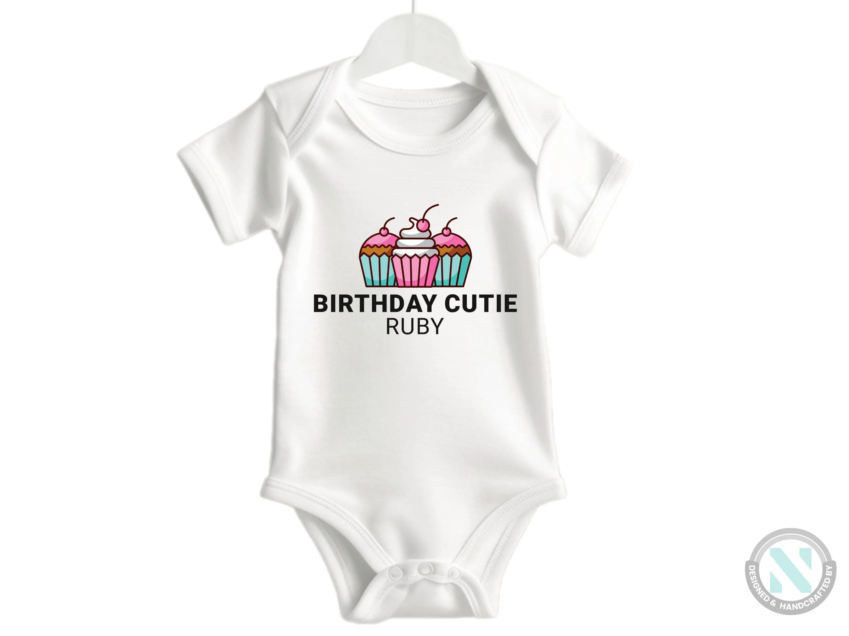 Personalize Name Long Sleeve Birthday Baby Bodysuit for Girls Gift