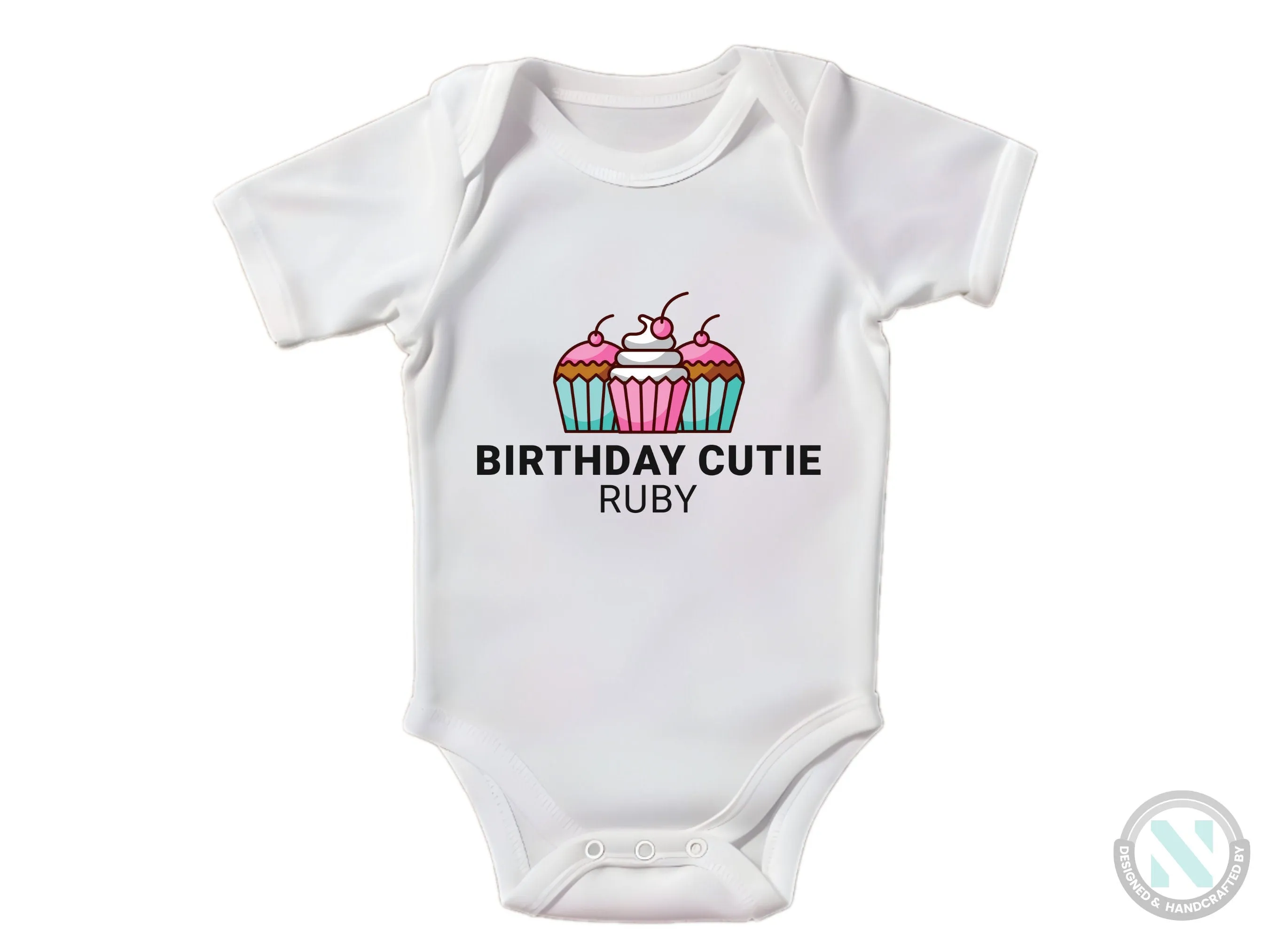 Personalize Name Long Sleeve Birthday Baby Bodysuit for Girls Gift