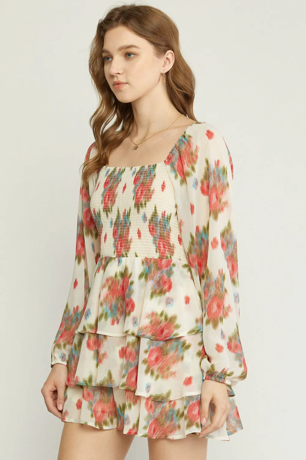 Poinsettia Holiday Dreams Romper