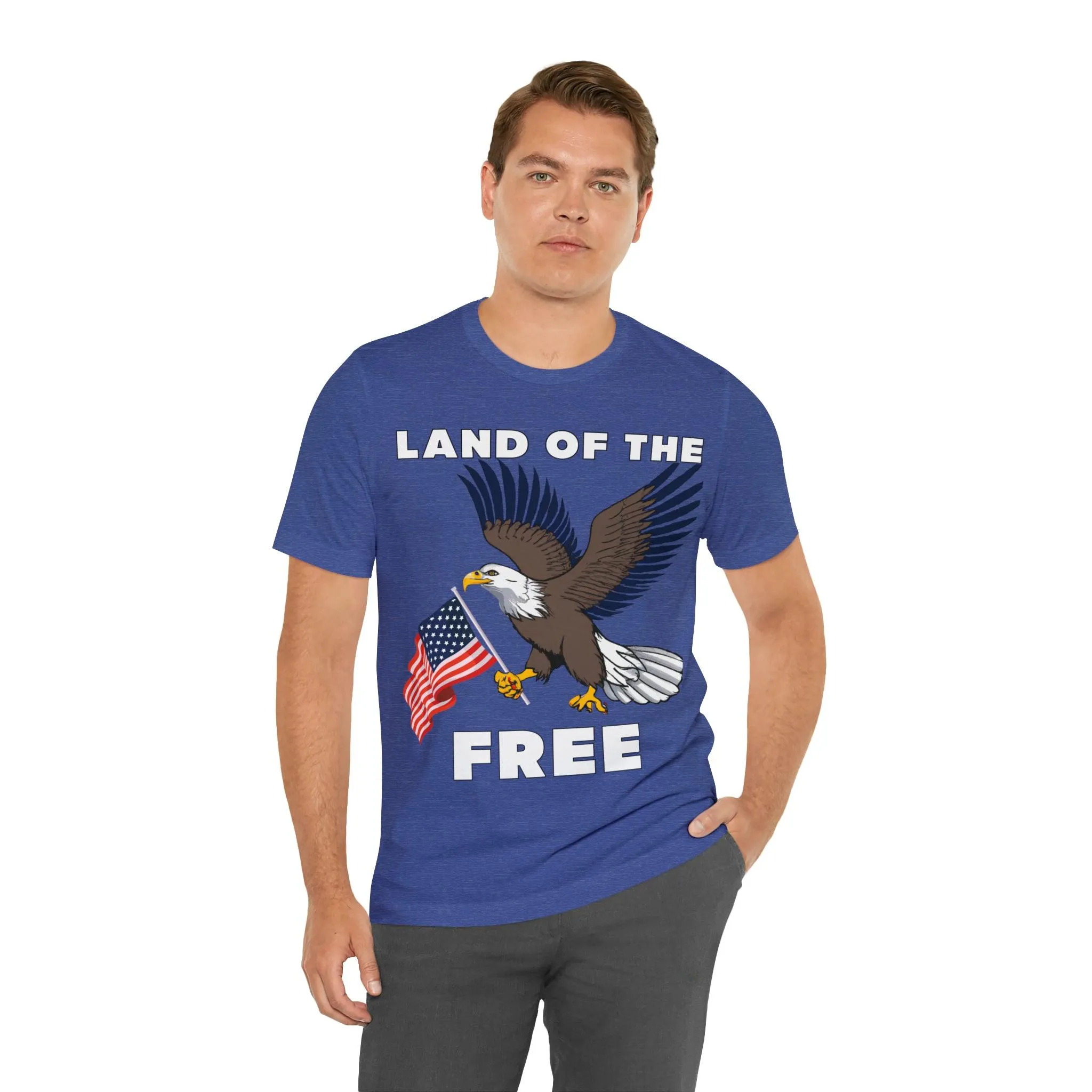 "Land of the Free, Home of the Brave: Celebrate Independence Day with Patriotic Shirts, Flag shirt - Freedom, Fireworks, and More