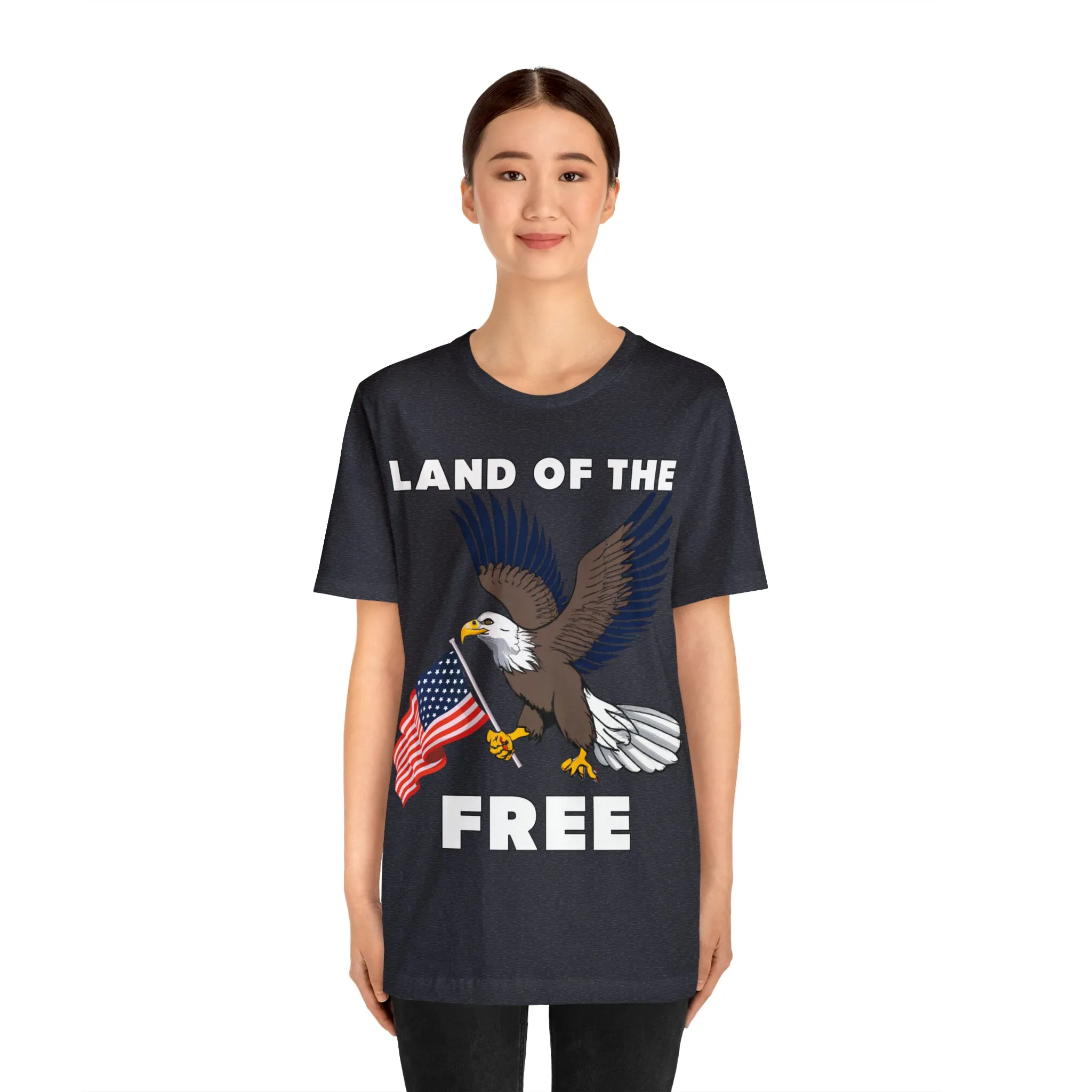 "Land of the Free, Home of the Brave: Celebrate Independence Day with Patriotic Shirts, Flag shirt - Freedom, Fireworks, and More