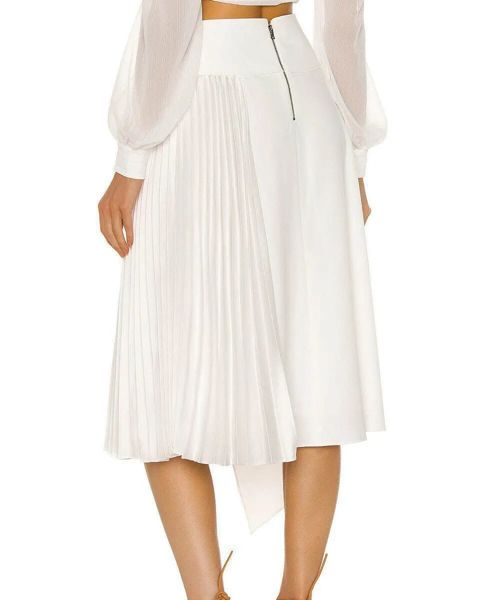 "Zabana" Pleated Skirt Set