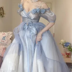 Sea Roses of the Eastern Star     Goth   Dress Dark Academia Mermaidcore Kawaii Academia Y2K Cottagecore Coquette Fairycore Dollette Princesscore