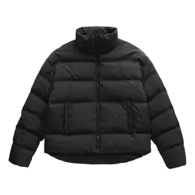 Short Puffer Jacket in Black