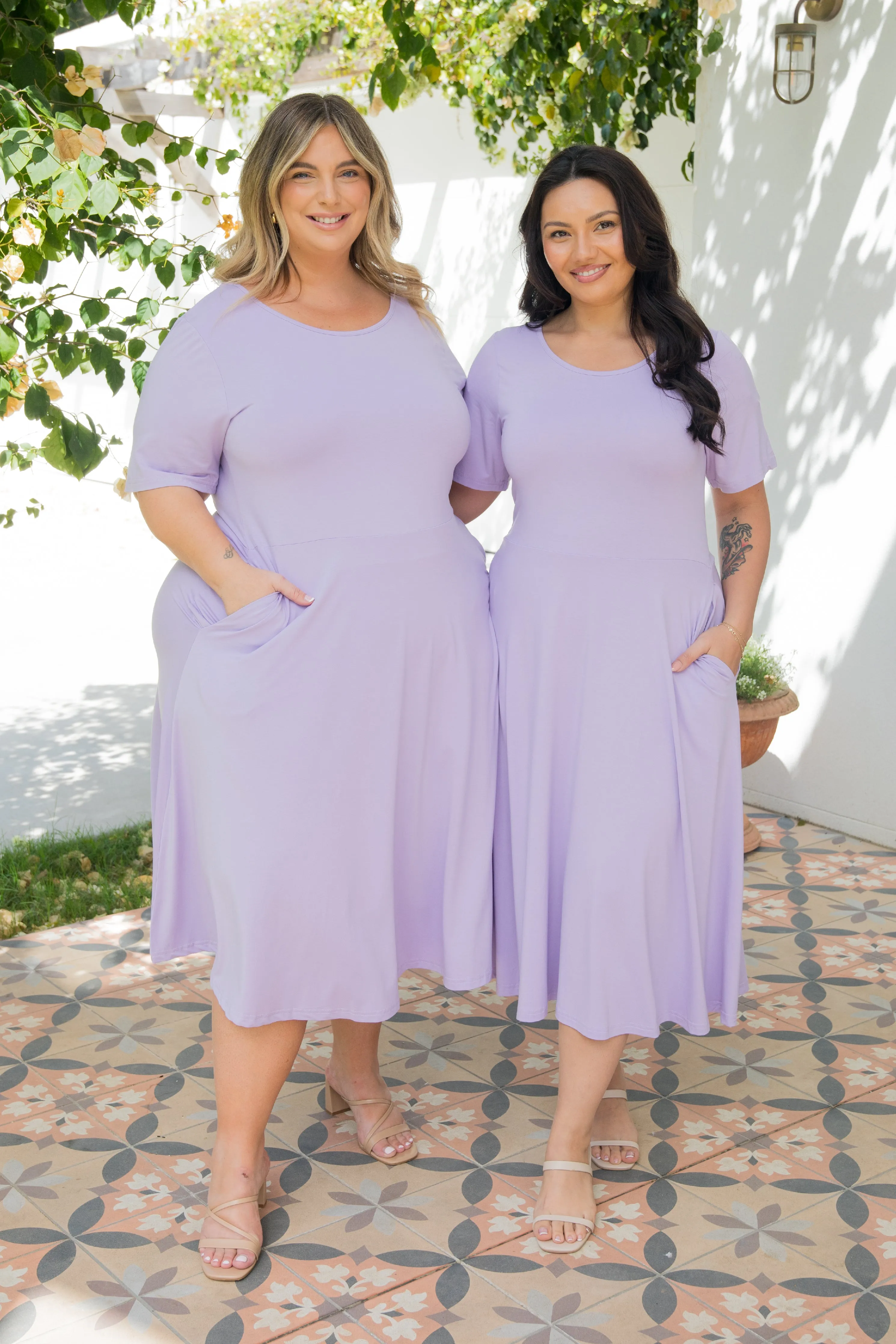 Short Sleeve Penelope Dress | Mermaid