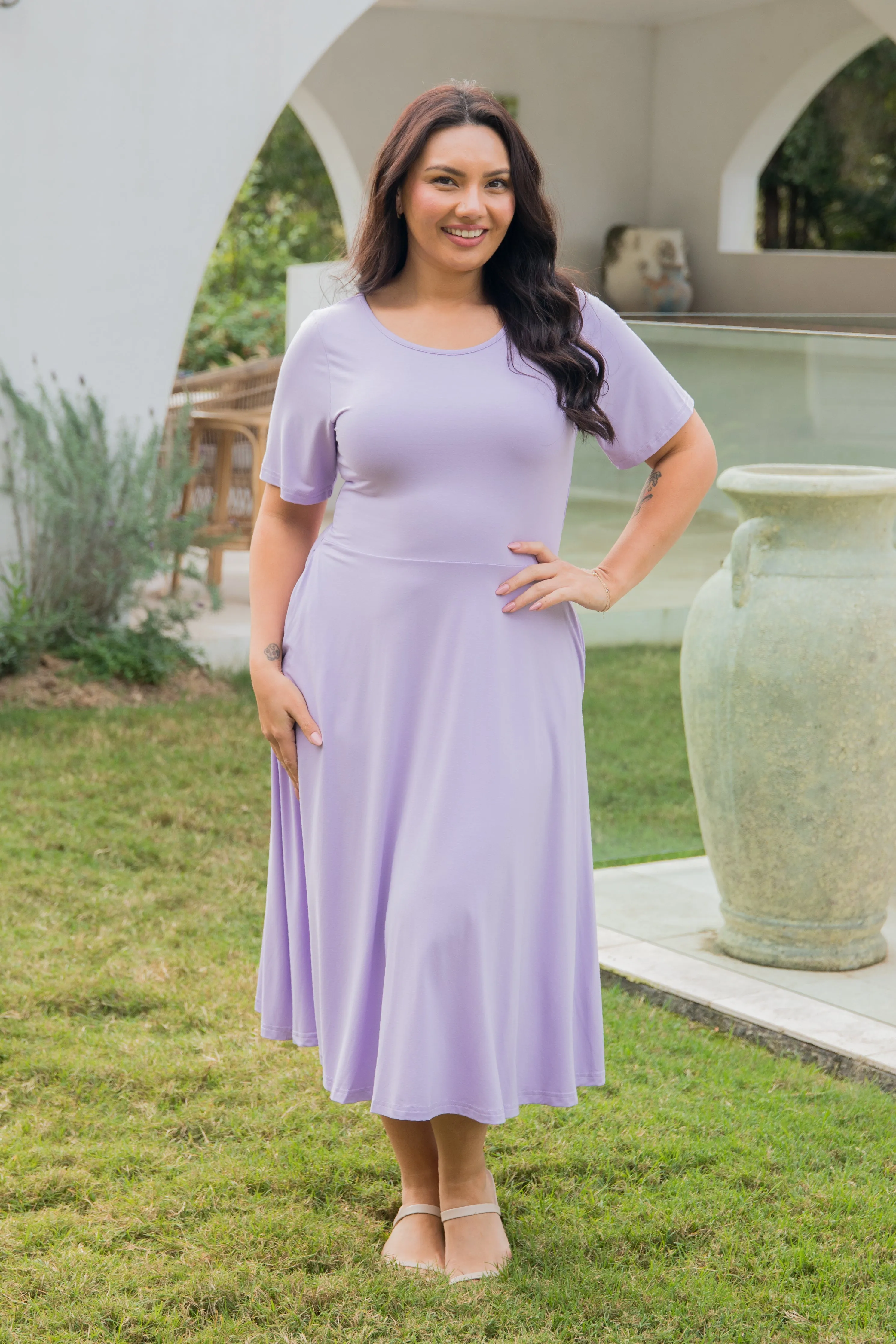 Short Sleeve Penelope Dress | Mermaid