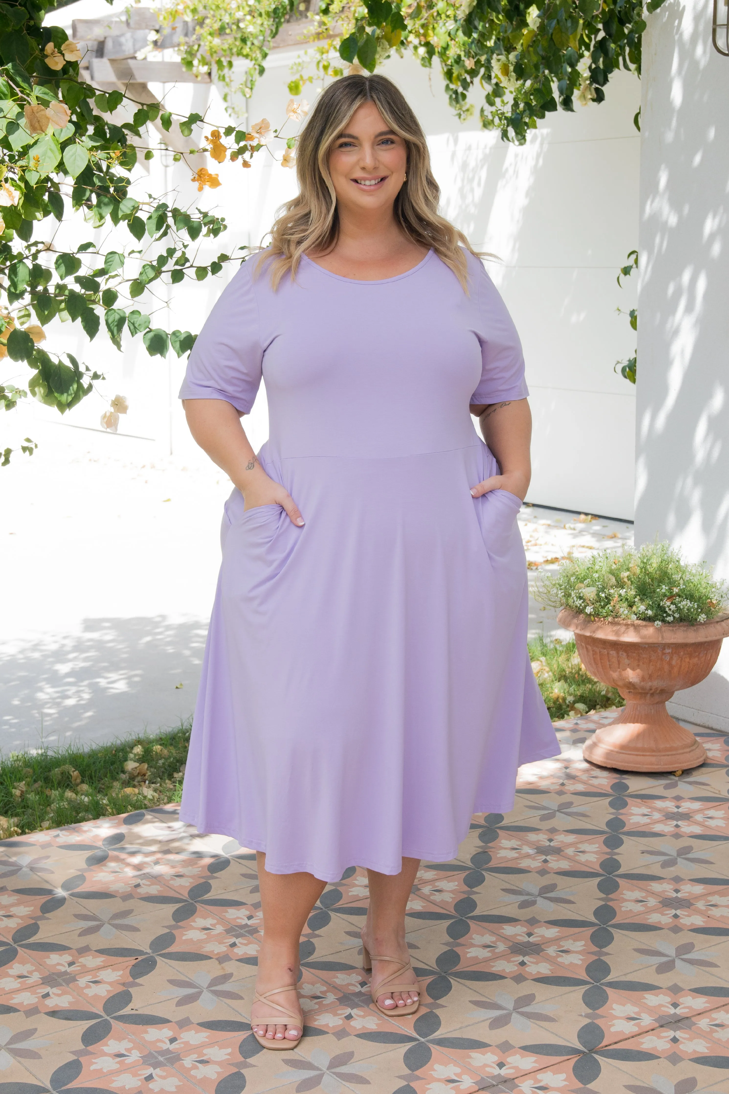 Short Sleeve Penelope Dress | Mermaid