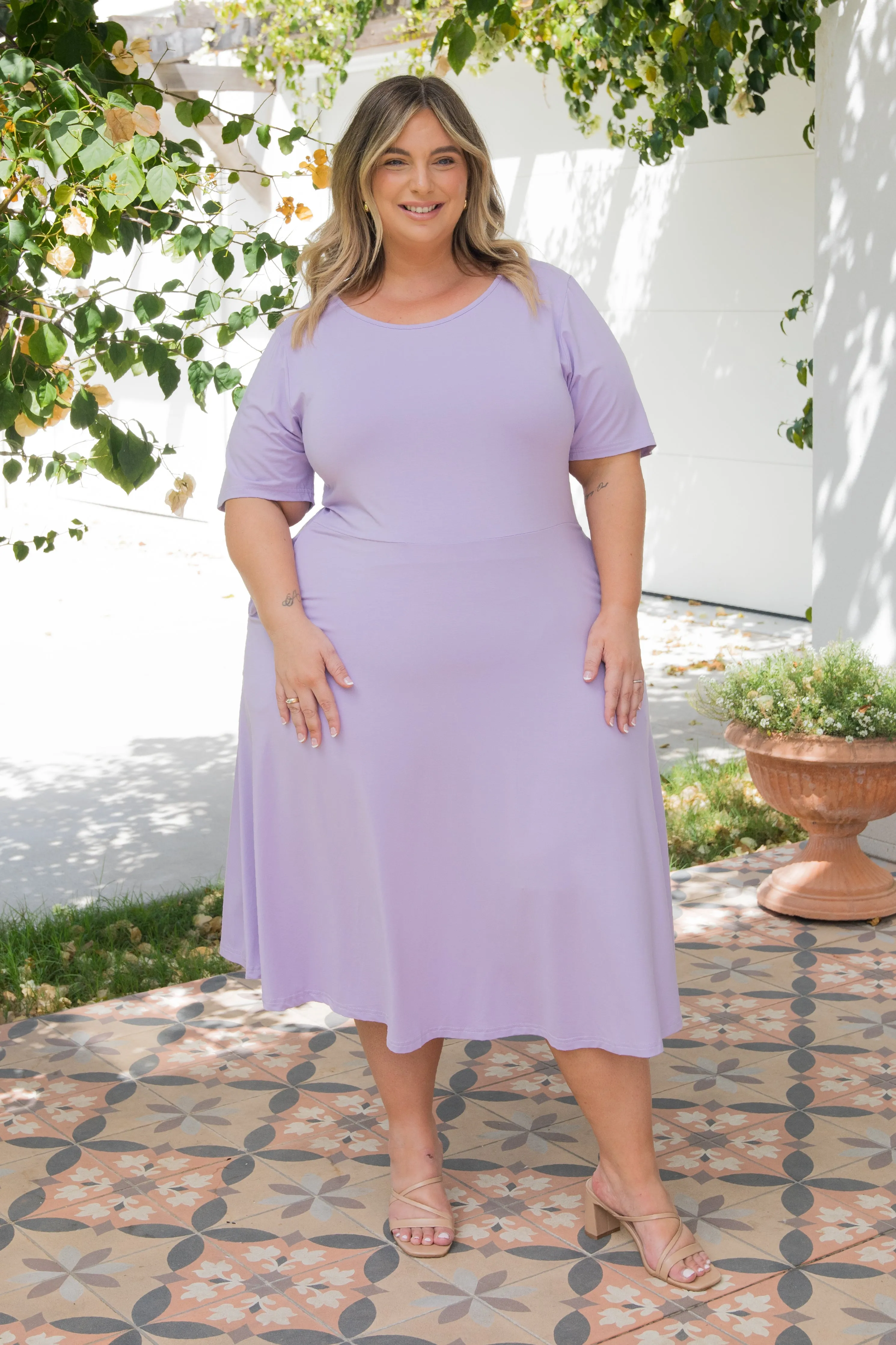 Short Sleeve Penelope Dress | Mermaid