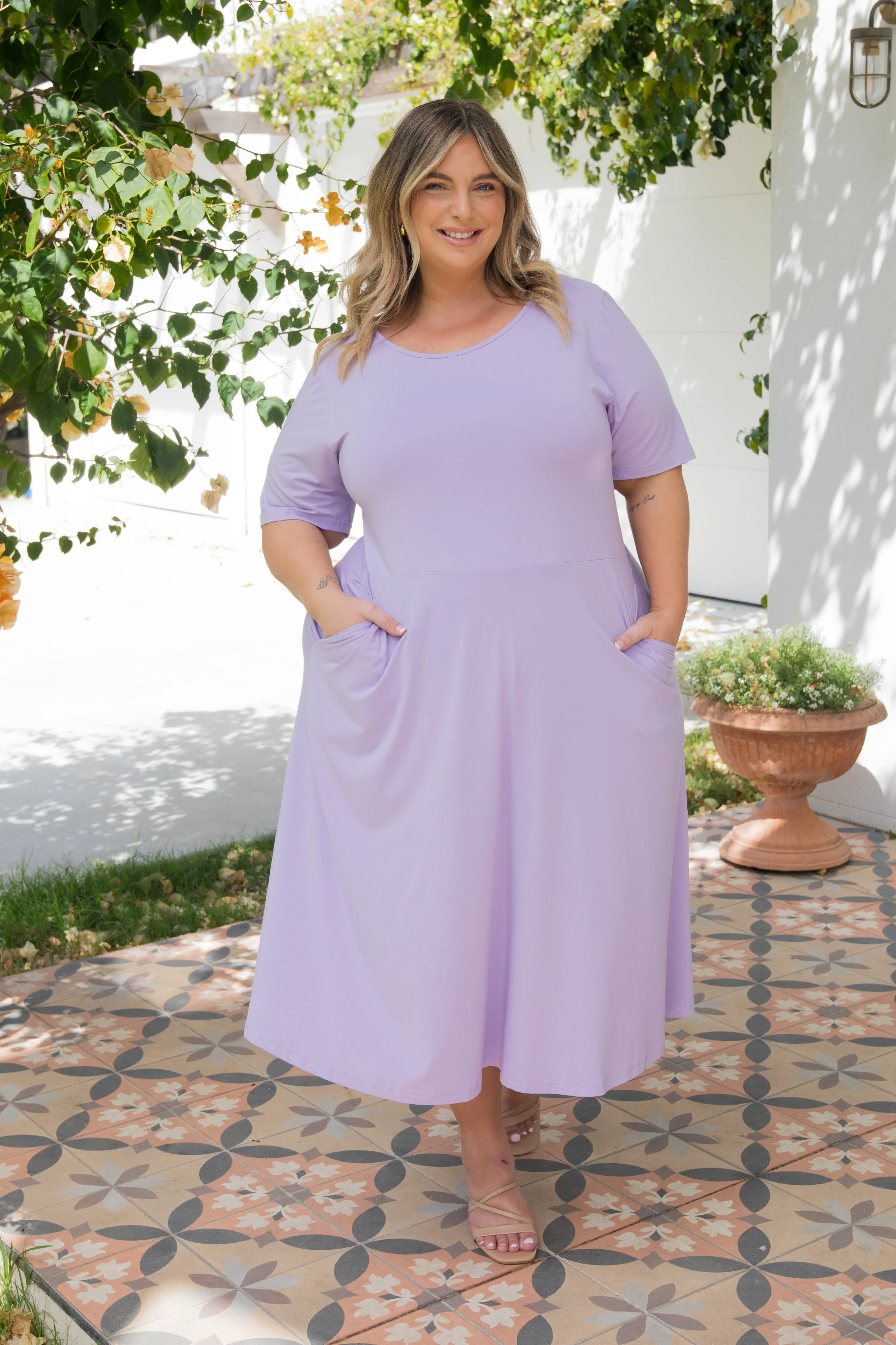 Short Sleeve Penelope Dress | Mermaid