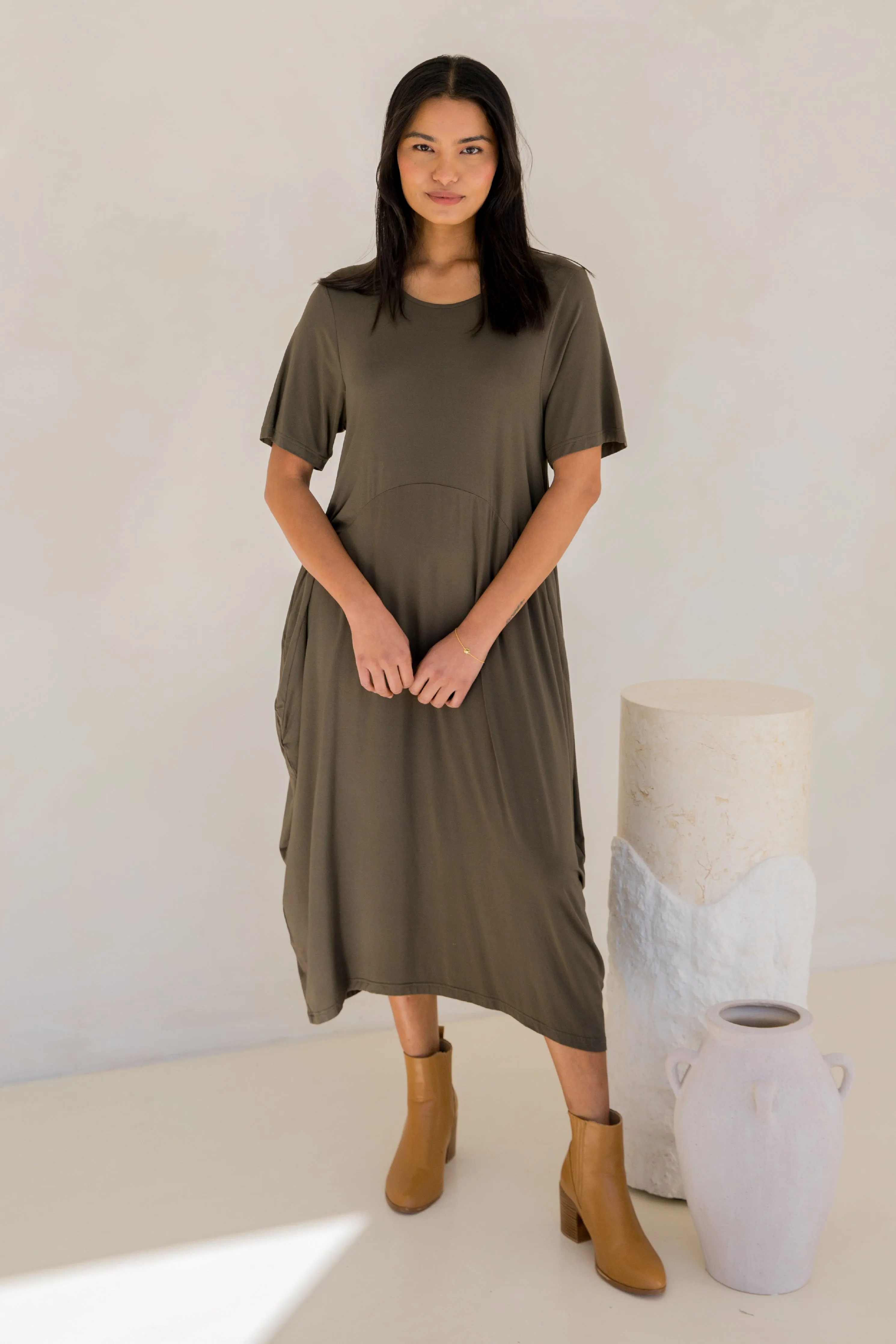 Soho Dress | Moss Green