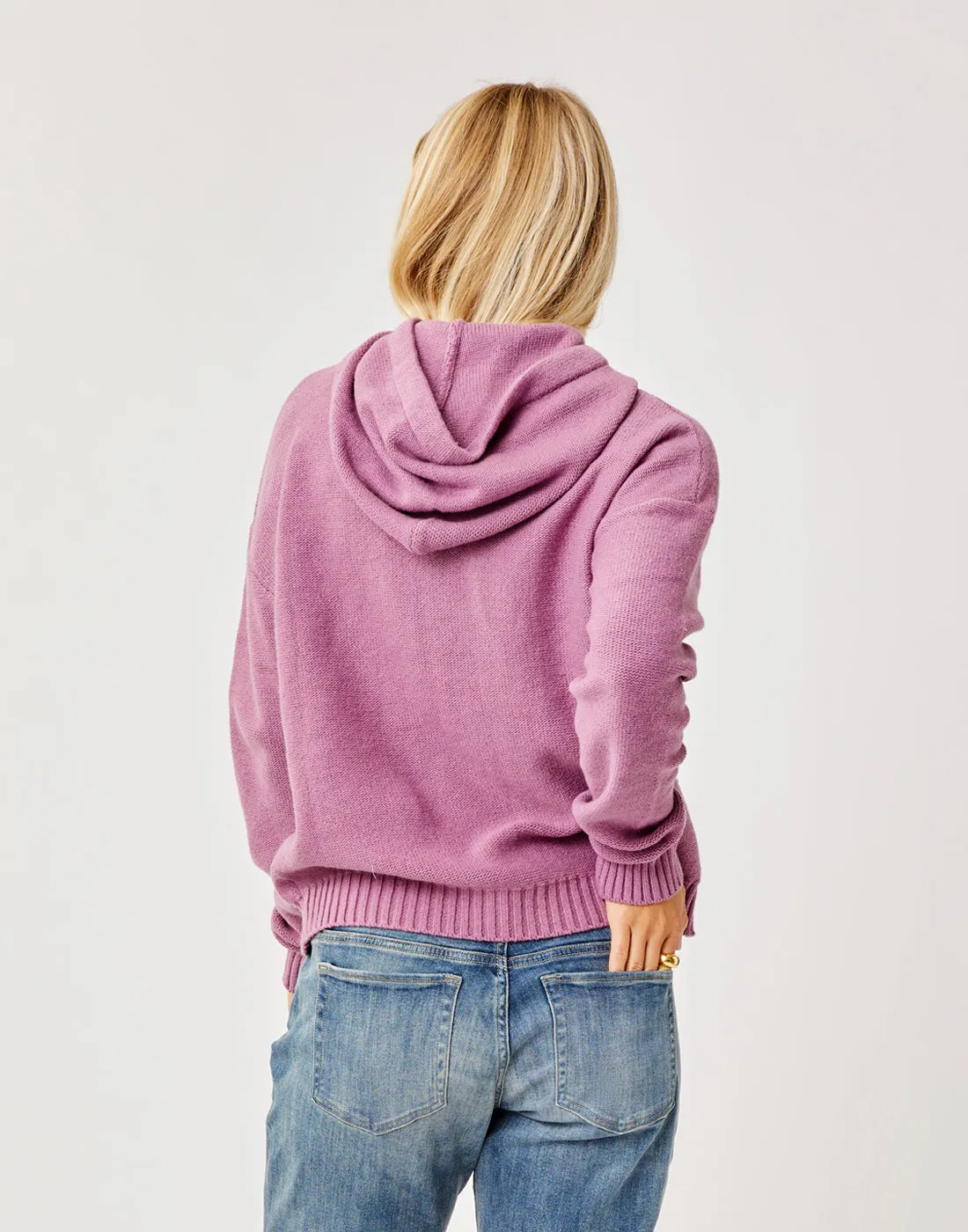 Stowe Hooded Sweater: Orchid